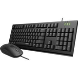 RAPOO 18655- X120PRO WIRED OPTICAL MOUSE & KEYBOARD