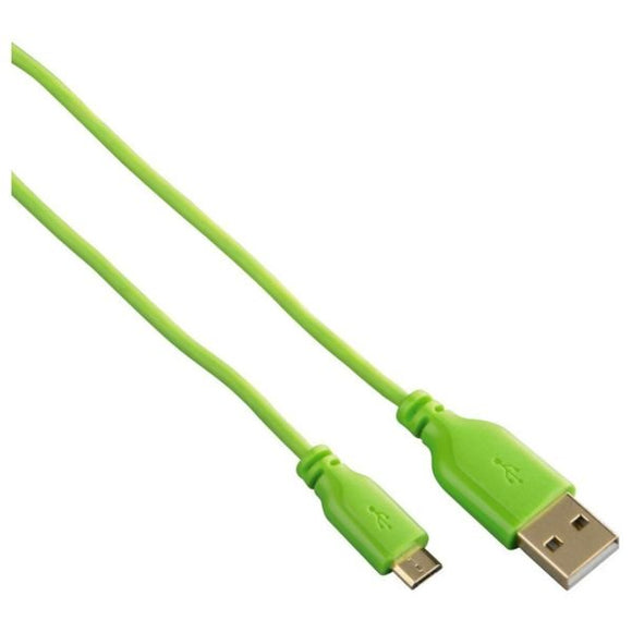 HAMA 115472 Super Soft Controller Charging Cable 3m Green